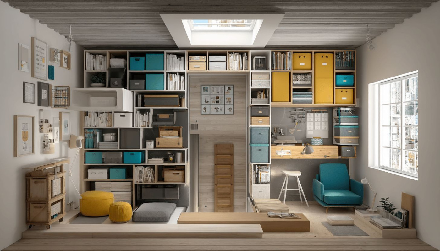 Optimisation de l'espace de rangement dans un petit garage Astuces créatives et aménagements pratiques